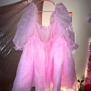 Selkie 4x pink delight puff dress